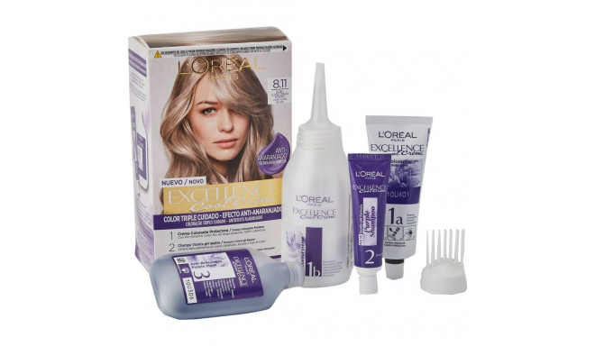 Püsivärvikreem L'Oreal Make Up Excellence 8,11 Kerge tuhkblond 192 ml