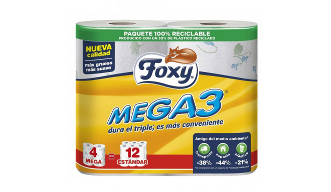 Toilet Roll Foxy Mega3 (4 Units)