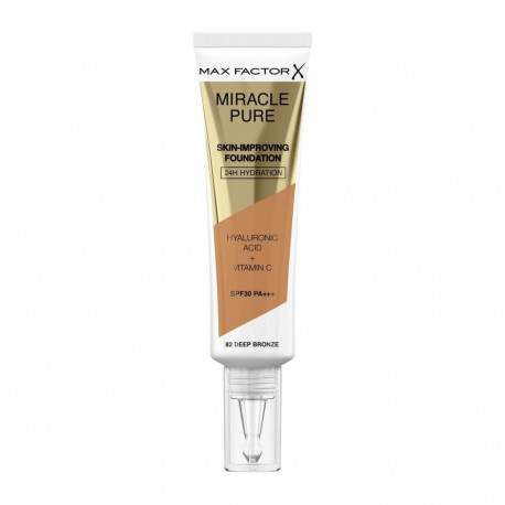 Meigi aluskreem Max Factor Miracle Pure Nº 82 Deep bronze Spf 30 30 ml