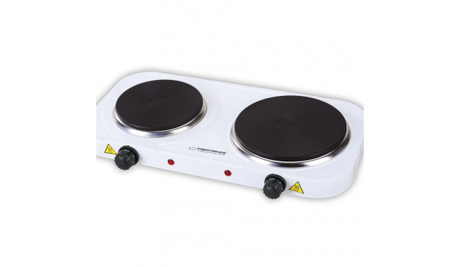 Electric Hot Plate Esperanza EKH007W White Black 2500 W