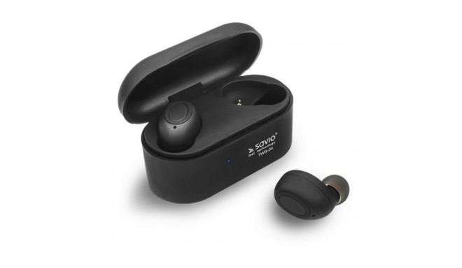 Kõrvasisesed Bluetooth Kõrvaklapid Savio TWS-04 Must Grafiithall
