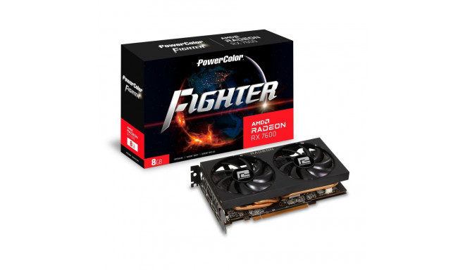 Powercolor videokaart RX 7600 8G-F AMD AMD Radeon RX 7600 GDDR6