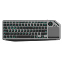 Klaviatuur Techly ICTB9801TB Must Mitmevärviline Mustvalge QWERTY