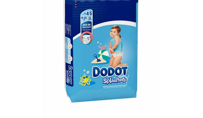 Disposable nappies Dodot Splashers 4-5 9-15 kg (11 Units)