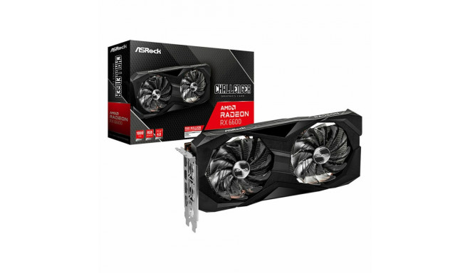 Graphics card ASRock Challenger RX6600 AMD Radeon RX 6600 8 GB GDDR6