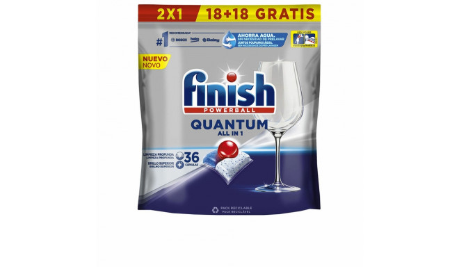 Nõudepesu tabletid Finish Quantum (36 Ühikut)