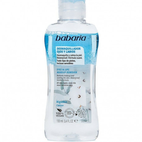 Kahefaasiline näomeigi eemaldamisvahend Babaria Silmad Huuled (100 ml)