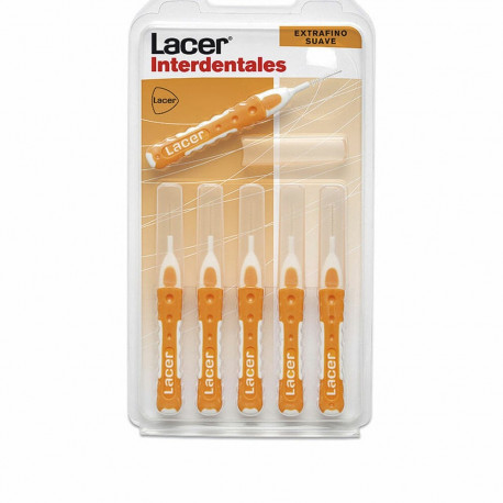 Interdental Toothbrush Lacer Soft Upright Extra-fine 6 Units
