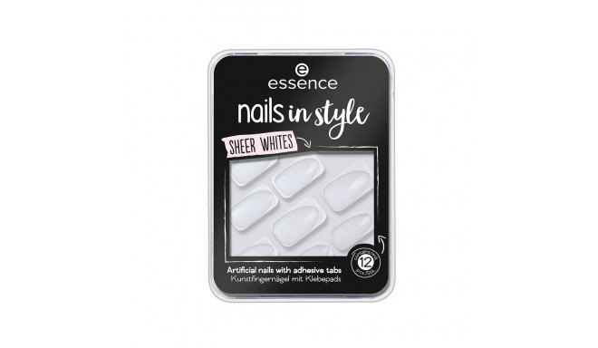 Искусственные ногти Essence Nails In Style 11-sheer whites 12 штук