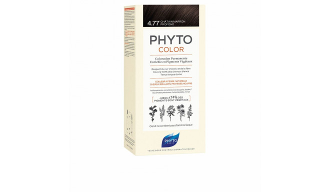 Püsivärv PHYTO PhytoColor 4.77-castaño marrón intenso Ammooniaagivaba