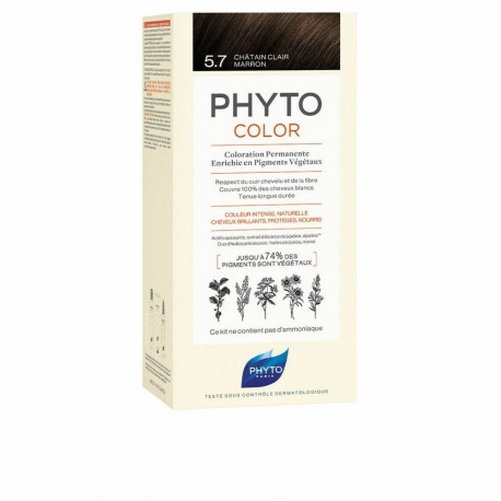 Püsivärv Phyto Paris Phytocolor 5.7-castaño marrón claro Nº 5.7-Castano Marron Claro