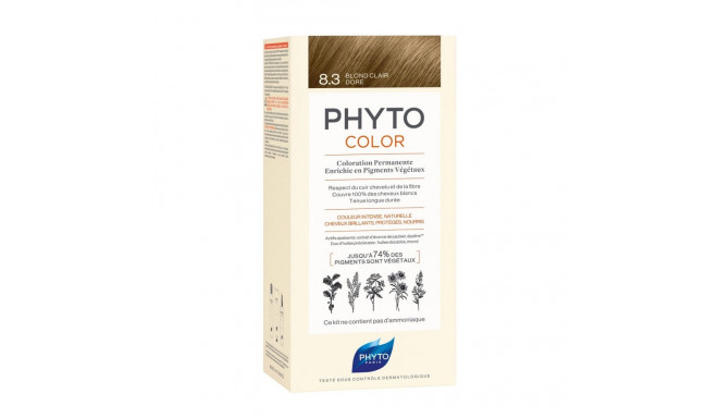 Püsivärv Phyto Paris Color 8.3-light golden blonde 3 Tükid, osad