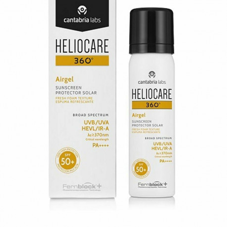 Facial Sun Cream Heliocare 360º Airgel Photo Immune Protector Spf 50 (60 ml)