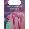 Set of Make-up Brushes Real Techniques Feeling Festive Face 4 Pieces