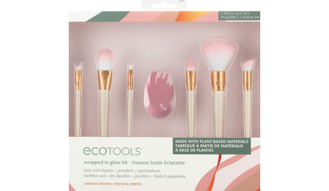 Komplekt meigi pintsleid Ecotools Wrapped In Glow Limiteeritud väljaanne 7 Tükid, osad