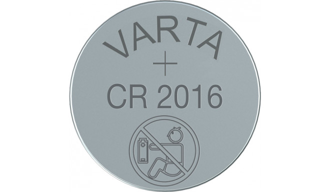 Lithium Button Batteries Varta 6016101415 CR2016 3 V (5 Units)