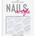 Kunstküüned Essence Nails In Style 12 Tükid, osad 15-keep it basic