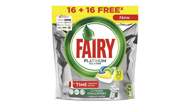 Nõudepesu tabletid Fairy All in 1 Platinum Värske (24 Ühikut)