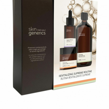 Mõlemale soole sobiv kosmeetika komplekt Skin Generics Revitalizing Supreme Routine 3 Tükid, osad