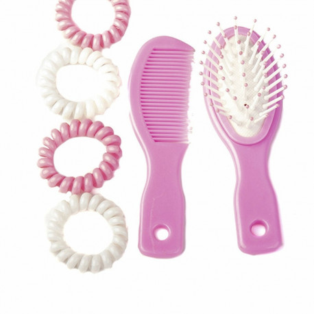 Child's Hairedressing Set Inca Pink (6 Pieces)
