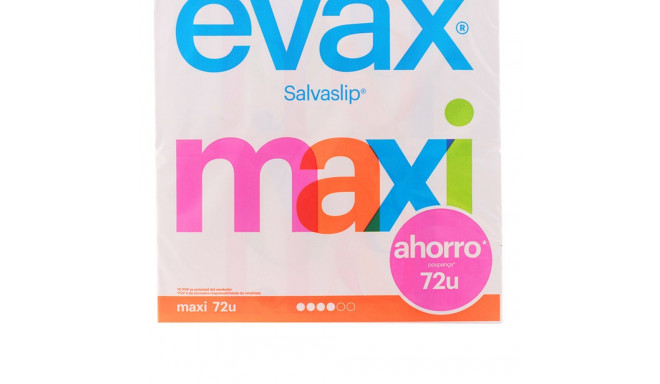 Panty Liners Maxi Protection Evax 72 Units