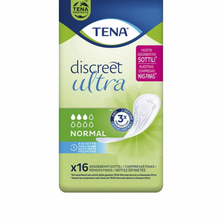 Incontinence Sanitary Pad Tena Discreet Ultra 16 Units