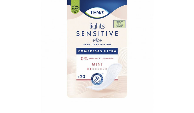 Normal Sanitary Pads Tena Lights Sensitive Mini 20 Units