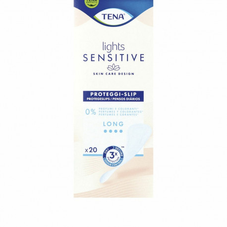 Maxi Plus panty liner Tena Lights Sensitive 20 Units