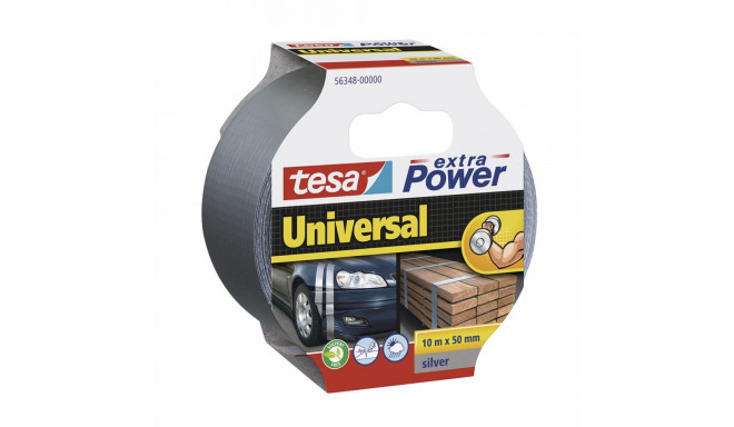 Американская лента TESA Extra Power Universal 10 m x 50 mm Серебристый