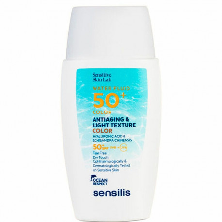 Päikesekaitse koos Värviga Sensilis Antiaging Light Texture Color SPF 50+ 40 ml