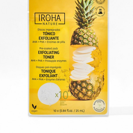 Facial Cleanser Iroha Exfoliating Toner (10 Units)