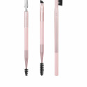 Set of Make-up Brushes Real Techniques Brow Styling Pink 3 Pieces