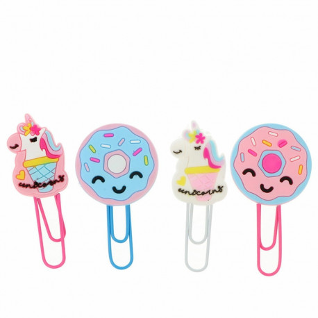 Klamber Inca   Mitmevärviline Ükssarvik Donut (4 Ühikut)