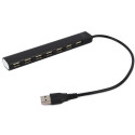 USB-jaotur GEMBIRD UHB-U2P7-04 Must