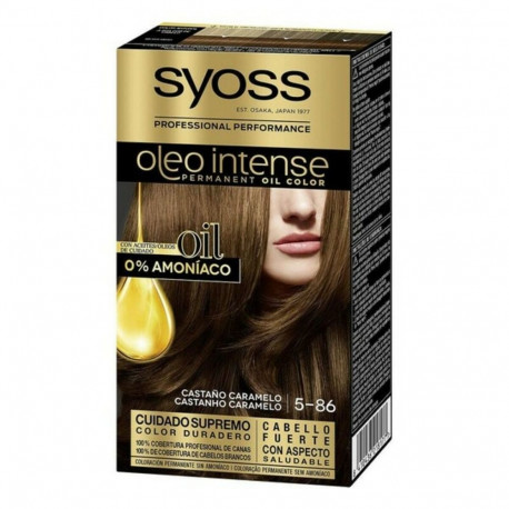Püsivärv Syoss Olio Intense Karamell Pruun Nº 5,86 Plaatinablond Nº 5.86-Castano Caramelo