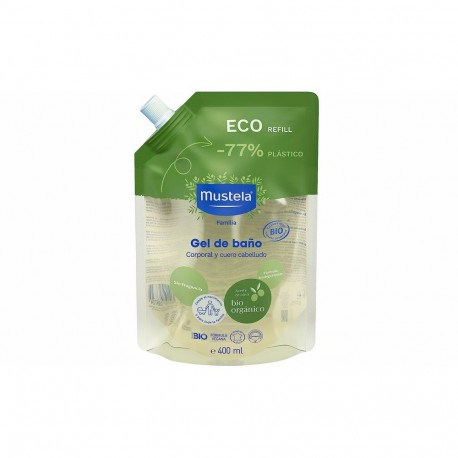 2-in-1 Gel and Shampoo Mustela Refill 400 ml