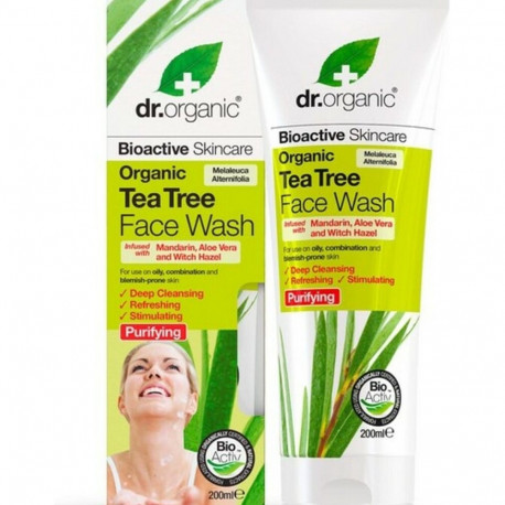 Näo puhastamise geel Dr.Organic DR00243 200 ml