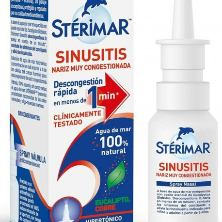 Deguna aerosols Stérimar Sinusitis Sālsūdens Atslābina 20 ml