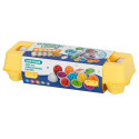 Hariduslike sorter puzzle sobitada kujundeid numbrid munad 12tk