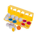 Hariduslike sorter puzzle sobitada kujundeid numbrid munad 12tk