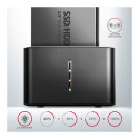 Axagon kõvaketta dokk ADSA-D25 USB 3.2 Gen 1 - 2x SATA 6G 2.5" SSD/HDD mini
