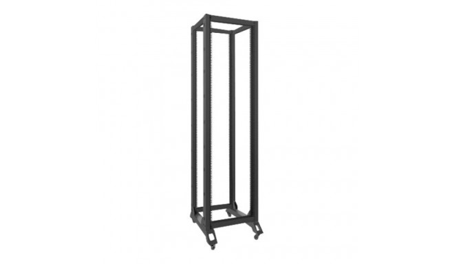 LANBERG OR01-6842-B avatud rack 19 42U/600x800mm must