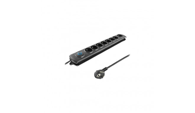 QOLTEC 50114 Surge protector Qoltec   8 power socket   3.0m