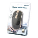 GEMBIRD MUSW-4B-06-BG Wireless optical mouse black-silver