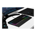 CORSAIR K55 RGB PRO XT Gaming Keyboard RGB Rubberdome