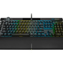 CORSAIR K100 RGB Optical Mechanical Gaming Keyboard Backlit RGB LED CORSAIR OPX RAPIDFIRE Black PBT 