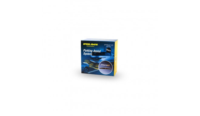 Professional parking system (4 sensors) with M7 display, 14D-13 black sensor