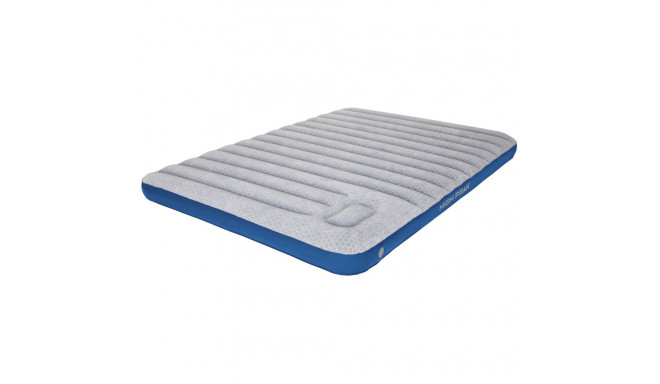 Air bed Cross Beam Double Extra Long, lightgrey/blue, 210 x 140 x 20 cm