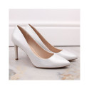 Sergio Leone W SK428A silver high heels (40)