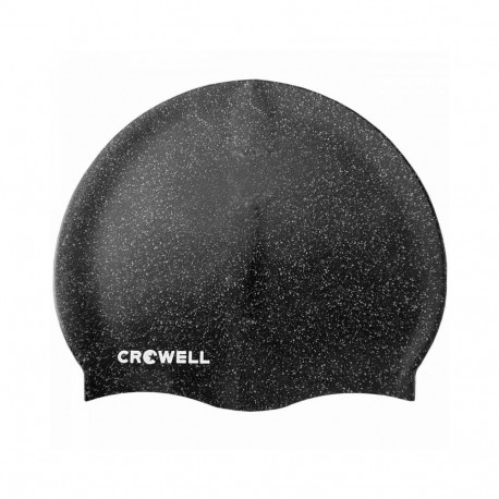 Crowell Recycling Pearl Silicone Swimming Cap, Black, Col. 1